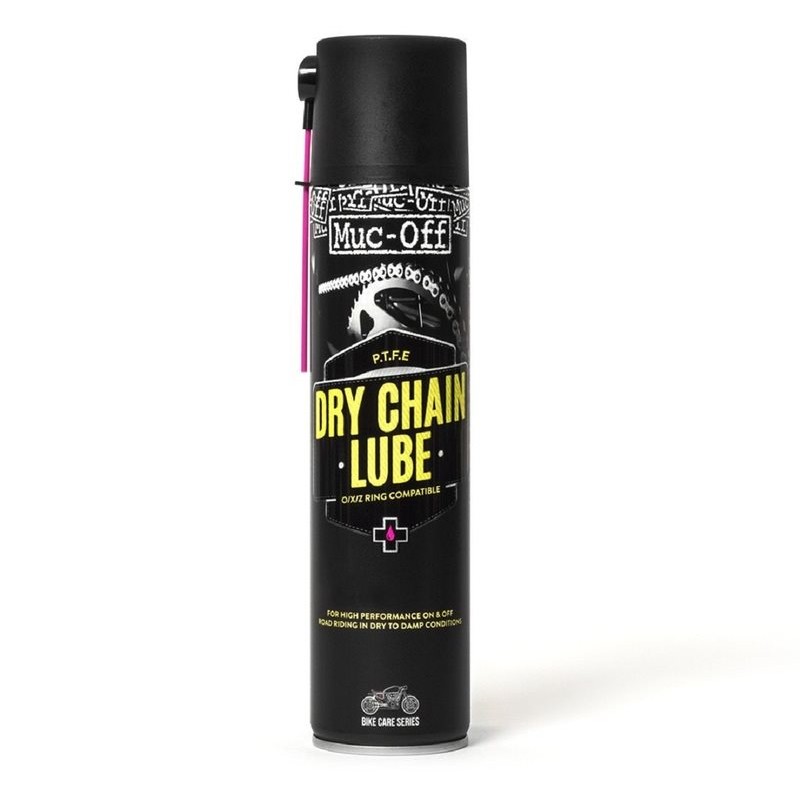 GRASA DE CADENA (PARA SECO) CON PTFE (TEFLON) MUC-OFF MOTORCYCLE DRY CHAIN LUBE SPRAY 400ML