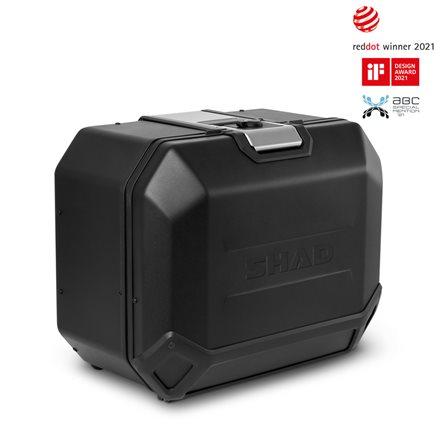 MALETA DERECHA ALUMINO SHAD TERRA BLACK 47L