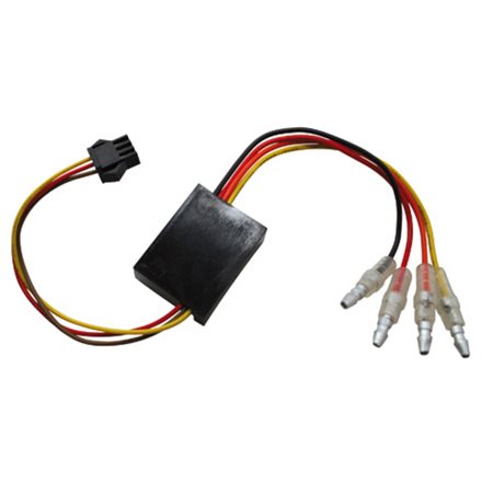 Unidad de control de recambio HIGHSIDER para piloto intermitente Blaze 3en1 (con conector negro)