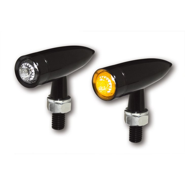 Juego de intermitentes LED HIGHSIDER Mono Bullet (largo)