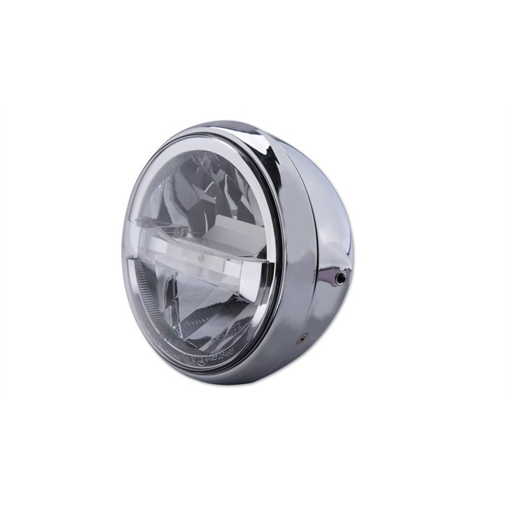 Faro delantero LED HIGHSIDER British-Style Tipo 4 (montaje lateral)