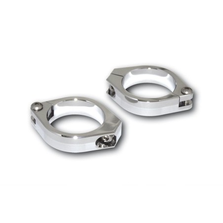 Juego de abrazaderas para horquilla HIGHSIDER aluminio CNC - Ø 42-43 mm