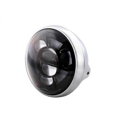 Faro delantero LED HIGHSIDER British-Style Tipo 11 (montaje lateral)