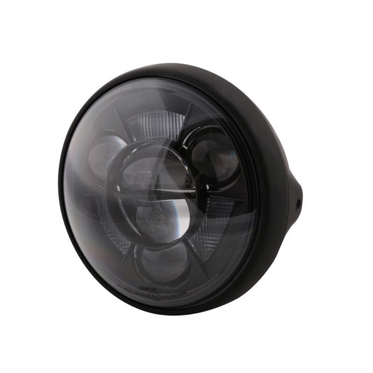 Faro delantero LED HIGHSIDER British-Style Tipo 11 (montaje lateral)