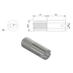 Kit de montaje para contrapesos de manillar HIGHSIDER M12 - BMW