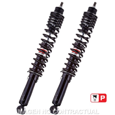 PIAGGIO VESPA GTS ABS (M45101) 250 2005-2014 JUEGO AMORTIGUADORES TRASEROS YSS HIDRÁULICOS