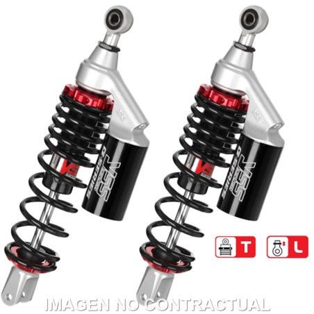 YAMAHA N MAX EURO4 125 2017-2019 JUEGO AMORTIGUADORES YSS GAS ECO CON BOTELLA