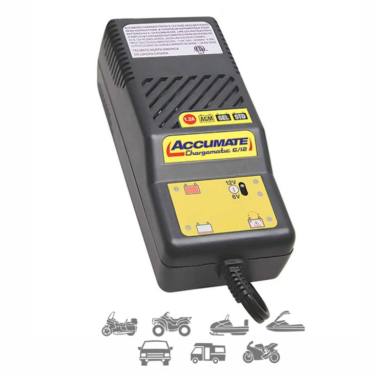 CARGADOR BATERÍAS ACCUMMATE 6/12V TM-06SAE