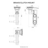 Soporte de smartphone QUAD LOCK para bomba de freno / embrague