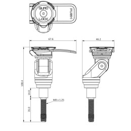 Soporte de abrazadera de manillar QUAD LOCK Pro