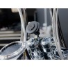 Soporte de smartphone para manillar QUAD LOCK Pro Chrome - Largo para manillares FATBAR / Special CUSTOM