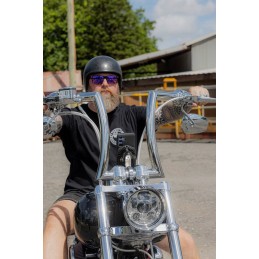 Soporte de smartphone para manillar QUAD LOCK Pro Chrome - Largo para manillares FATBAR / Special CUSTOM