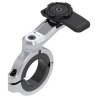 Soporte de smartphone para manillar QUAD LOCK Pro Chrome - Largo para manillares FATBAR / Special CUSTOM