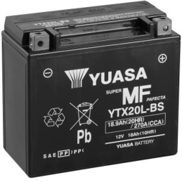 Yamaha YFM Grizzly 4WD 450 2007-2014 Bateria Sin Mantenimiento Batería Yuasa