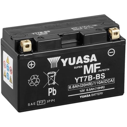 Yamaha Cygnus Euro3 125 2014-2016 Bateria Sin Mantenimiento Batería Yuasa