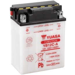 Yamaha YFM Grizzly 125 2004-2012 Bateria Convencional Batería Yuasa