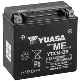 Piaggio MP3 Yourban ERL 125 2011-2012 Bateria Sin Mantenimiento Batería Yuasa