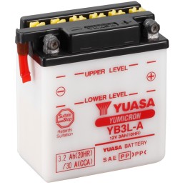 Honda XLR (MD11) 250 1984-1987 Bateria Convencional Batería Yuasa