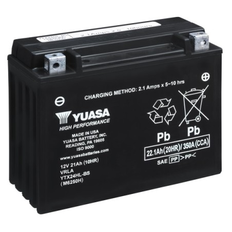 Yamaha XVZ 13TD Venture Royale 1300 1986-1995 Bateria High Performance Batería Yuasa