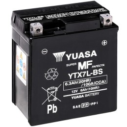 Piaggio Vespa Primavera 3V IE (M81100) 125 2013-2016 Bateria Sin Mantenimiento Batería Yuasa
