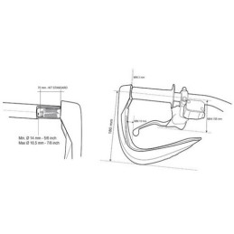 PARAMANOS DUAL ROAD HANDGUARDS NEGRO ACERBIS