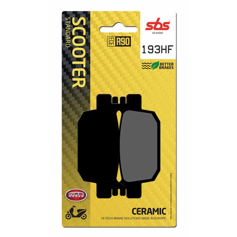 HONDA SH I ABS EURO4 125 (2017-2019) PASTILLAS FRENO SBS HONDA SH I ABS EURO4 125 (2017-2019) PASTILLAS FRENO SBS