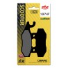 BENELLI CAFFE NERO 150 (2008-2012) DELANTERA/IZQUIERDA Y TRASERA PASTILLAS FRENO SBS