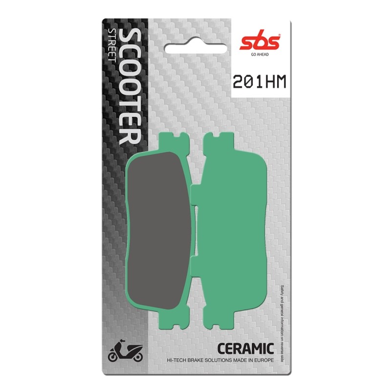 SYM HD 2 125 (2011-2013) PASTILLAS FRENO SBS SYM HD 2 125 (2011-2013) PASTILLAS FRENO SBS