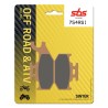 BOMBARDIER-CAN AM DS 650 (2001-2006) TRASERA / IZQUIERDA/TRASERA PASTILLAS FRENO SBS
