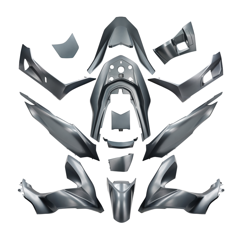 KIT DE CARENADOS HONDA PCX 2021- 14 PIEZAS GRIS MATE NHC34 KIT DE CARENADOS HONDA PCX 2021- 14 PIEZAS GRIS MATE NHC34