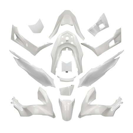 KIT DE CARENADOS HONDA PCX 2021- 14 PIEZAS BLANCO PERLA NHB35