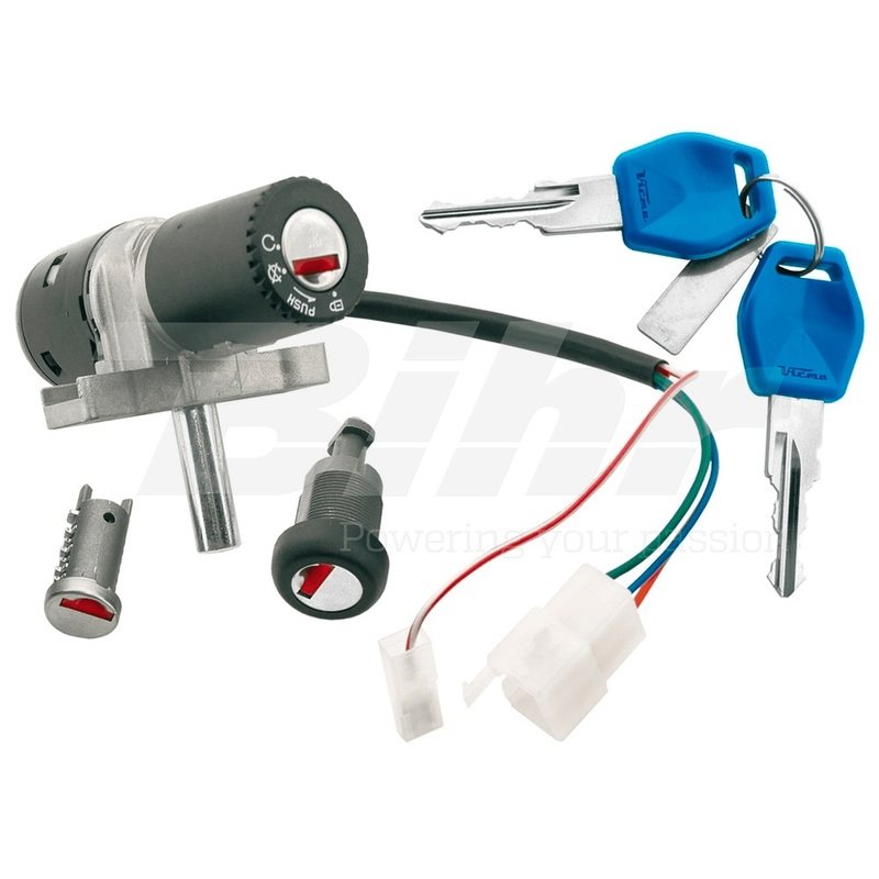 JUEGO DE CERRADURAS APRILIA SCARABEO 4T RST 100 2006 - 2009 JUEGO DE CERRADURAS APRILIA SCARABEO 4T RST 100 2006 - 2009