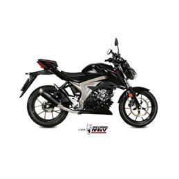 SUZUKI GSX-R 125 2017  GP PRO ALUMINIO NEGRO LINEA COMPLETA 1x1
