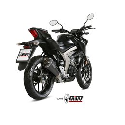 SUZUKI GSX-R 125 2017  DELTA RACE ALUMINIO NEGRO LINEA COMPLETA 1x1
