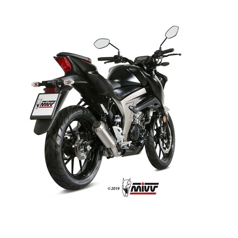 SUZUKI GSX-R 125 2017 MK3 INOXIDABLE LINEA COMPLETA 1x1 SUZUKI GSX-R 125 2017 MK3 INOXIDABLE LINEA COMPLETA 1x1