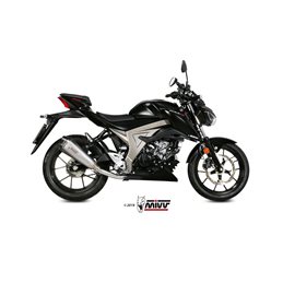 SUZUKI GSX-S 125 2017  DELTA RACE INOX COPA CARBONO LINEA COMPLETA 1x1
