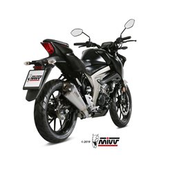 SUZUKI GSX-S 125 2017  DELTA RACE INOX COPA CARBONO LINEA COMPLETA 1x1