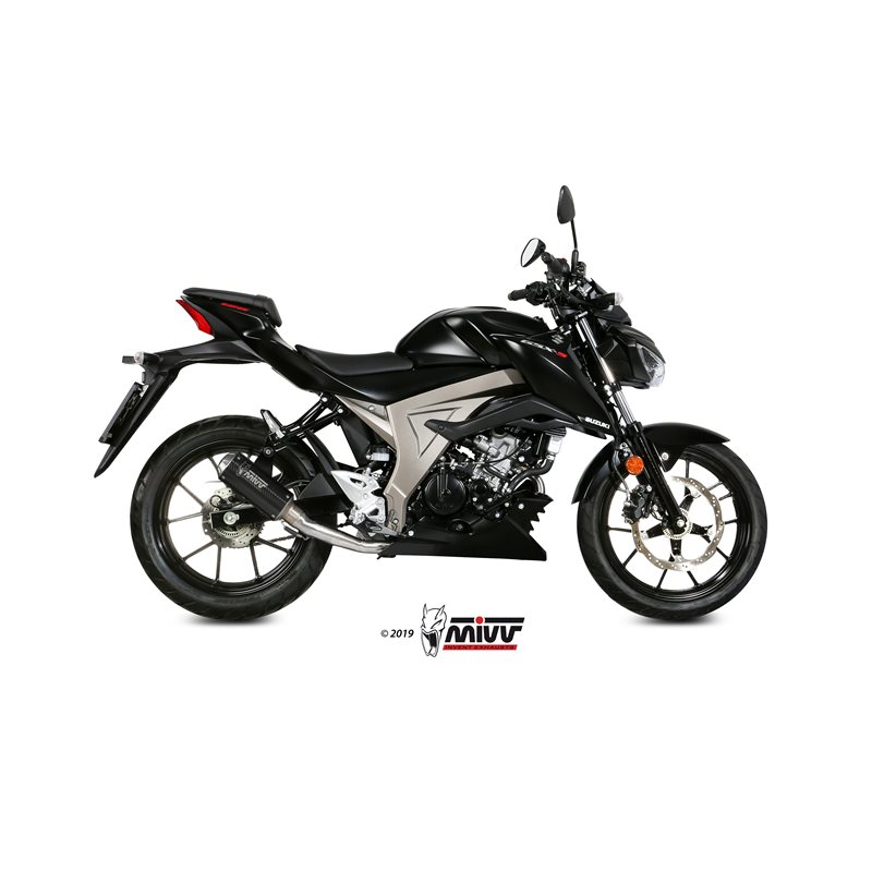 SUZUKI GSX-S 125 2017 MK3 CARBONO LINEA COMPLETA 1x1 SUZUKI GSX-S 125 2017 MK3 CARBONO LINEA COMPLETA 1x1