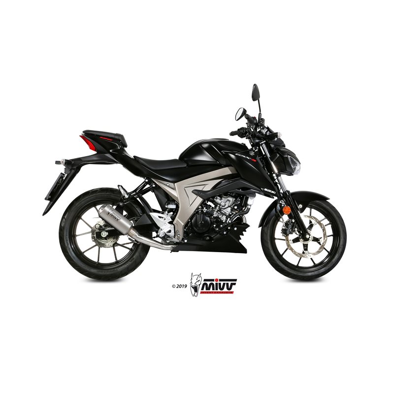 SUZUKI GSX-S 125 2017 MK3 INOXIDABLE LINEA COMPLETA 1x1 SUZUKI GSX-S 125 2017 MK3 INOXIDABLE LINEA COMPLETA 1x1