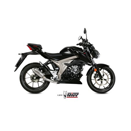 SUZUKI GSX-S 125 2017  MK3 INOXIDABLE LINEA COMPLETA 1x1
