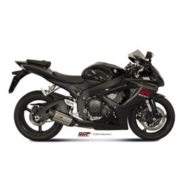 SUZUKI GSX-R 600 2006  2007 SUONO INOX COPA CARBONO