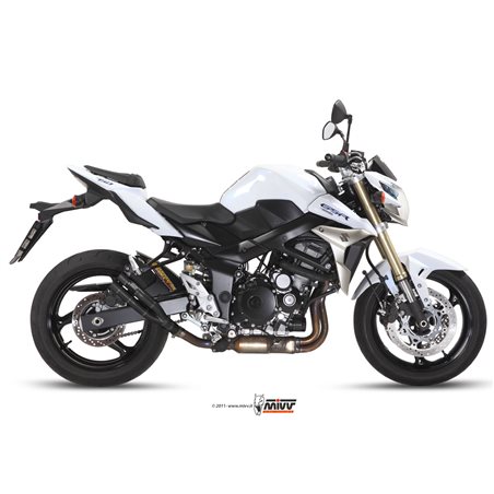 SUZUKI GSR 750 2011  2016 DOUBLE GUN ALUMINIO NEGRO