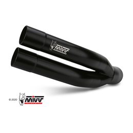 SUZUKI GSR 750 2011  2016 DOUBLE GUN ALUMINIO NEGRO