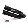 SUZUKI GSR 750 2011  2016 DOUBLE GUN ALUMINIO NEGRO