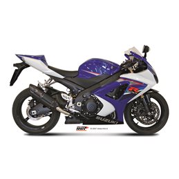 SUZUKI GSX-R 1000 2007  2008 SUONO ALUMINIO NEGRO 2 SILENCIOSOS