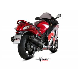 SUZUKI GSX-R 1300 HAYABUSA 2008  OVAL CARBONO COPA CARBONO 2 SILENCIOSOS