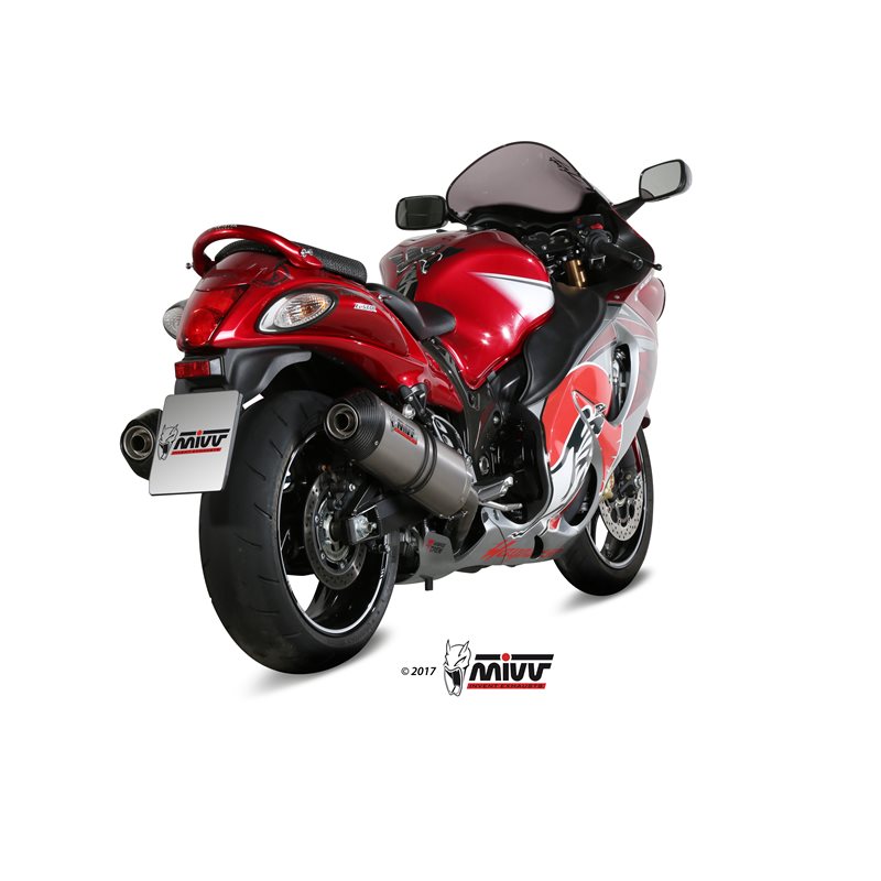SUZUKI GSX-R 1300 HAYABUSA 2008 OVAL TITANIO COPA CARBONO 2 SILENCIOSOS SUZUKI GSX-R 1300 HAYABUSA 2008 OVAL TITANIO COPA CARBONO 2 SILENCIOSOS