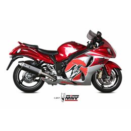 SUZUKI GSX-R 1300 HAYABUSA 2008  SPEED EDGE ALUMINIO NEGRO 2 SILENCIOSOS