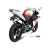 YAMAHA YZF R125 2008  2013 SUONO INOX COPA CARBONO LINEA COMPLETA 1x1