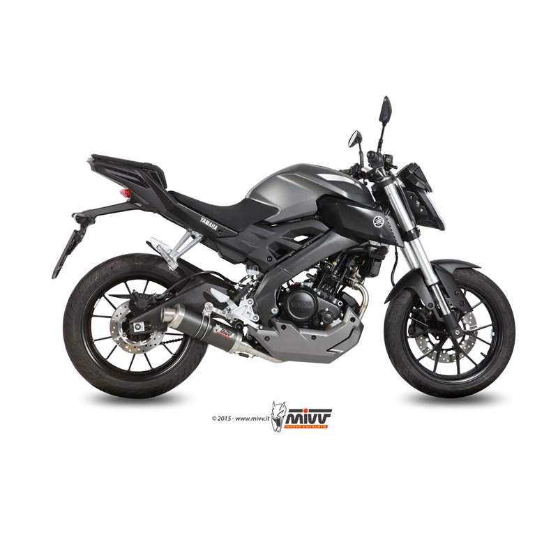 YAMAHA YZF R125 2014 2018 GP CARBONO LINEA COMPLETA 1x1 YAMAHA YZF R125 2014 2018 GP CARBONO LINEA COMPLETA 1x1
